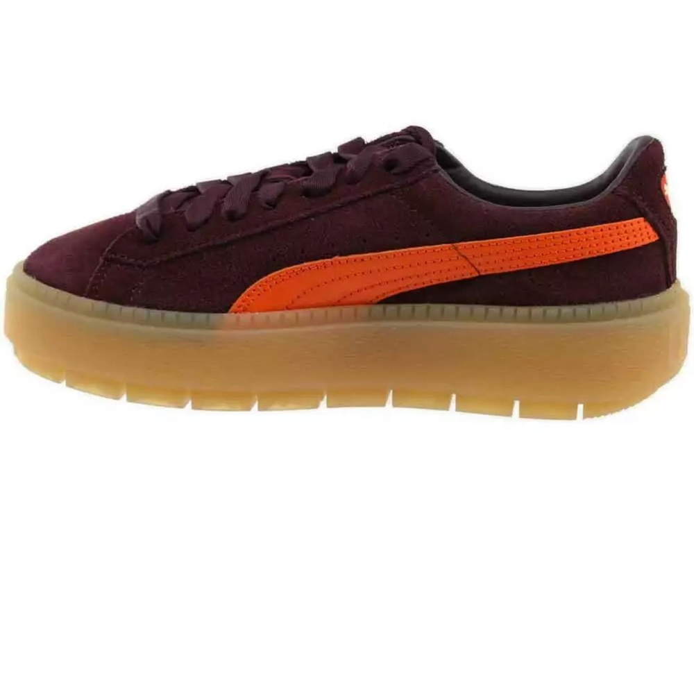 Vintage Puma Platform Suede Sneakers Sz. 8 - Picture 4 of 6